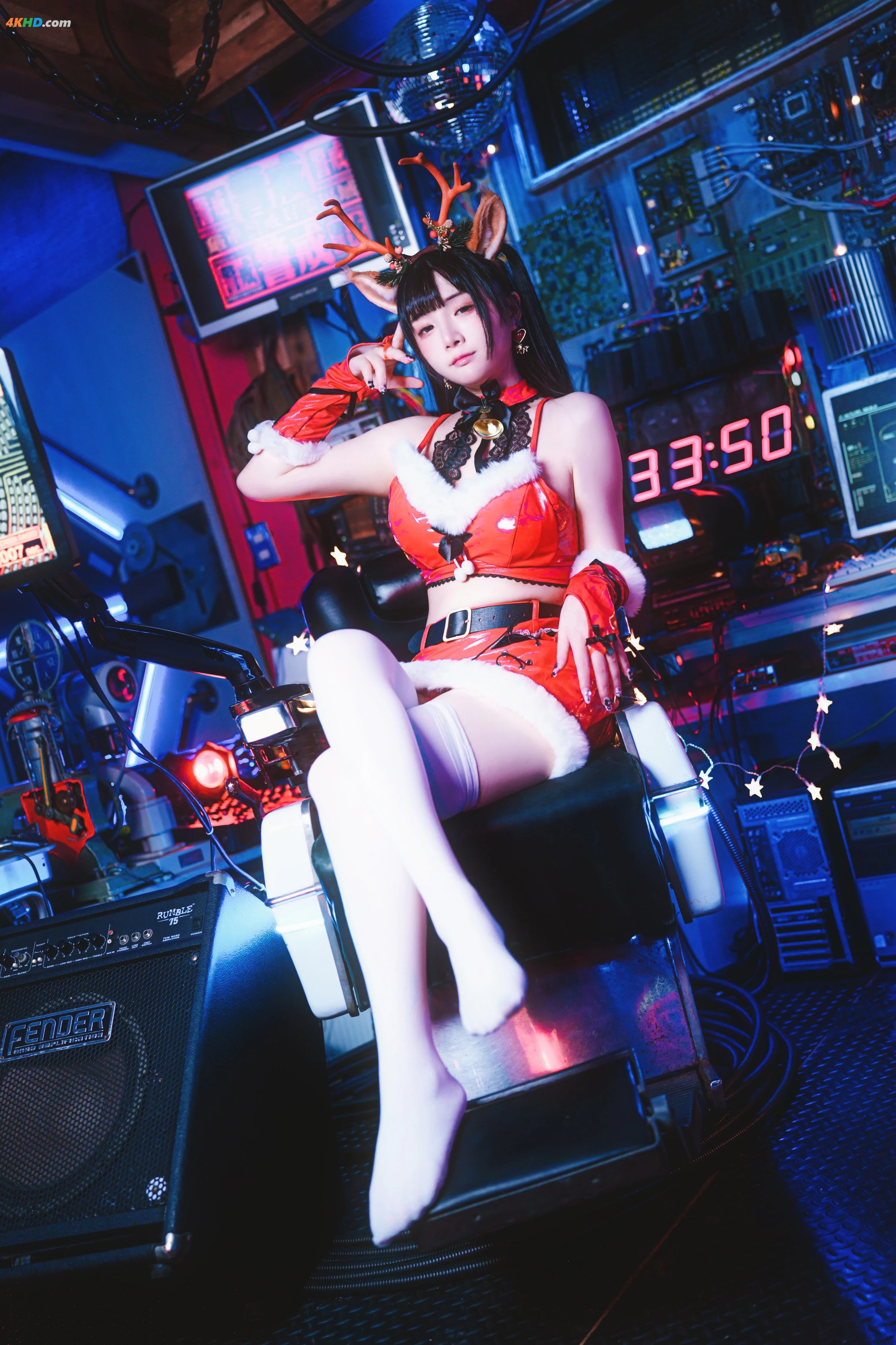 cosplay 落落Raku Dear Deer[ 437MB-63photos]